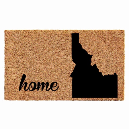 Calloway Mills Entrance Mat, Coir, Natural, Black 105201830